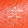 Louis Vuitton Joséphine wallet in brown monogram canvas and orange leather - Detail D3 thumbnail