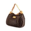 Louis Vuitton Galliera large model handbag in brown monogram canvas and natural leather - 00pp thumbnail