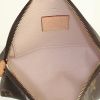 Bolsito de mano Louis Vuitton Pochette accessoires en lona Monogram marrón y cuero natural - Detail D5 thumbnail