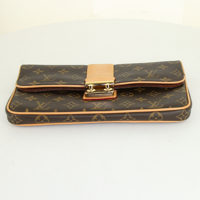 Pochette Louis Vuitton Sofia Coppola in tela monogram e pelle naturale - Detail D4