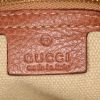 Bolso de mano Gucci Jackie en lona monogram beige y cuero marrón - Detail D3 thumbnail