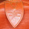 Borsa da viaggio Louis Vuitton Keepall 50 cm in pelle Epi marrone - Detail D3 thumbnail