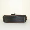 Hermes Nouméa shoulder bag in black Fjord leather and natural leather - Detail D4 thumbnail