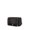 Bolso bandolera Chanel Timeless en cuero liso negro - 00pp thumbnail