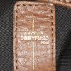 Jerome Dreyfuss Billy L shopping bag in brown leather - Detail D4 thumbnail