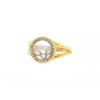 Anello Chopard Happy Diamonds in oro giallo e diamanti - 00pp thumbnail