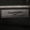 Balenciaga shopping bag in black leather and blue snake - Detail D4 thumbnail