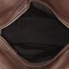 Celine Boogie handbag in brown grained leather - Detail D2 thumbnail