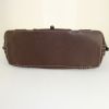 Celine Boogie handbag in brown grained leather - Detail D4 thumbnail
