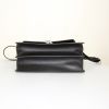 Prada Elektra bag worn on the shoulder or carried in the hand in black leather - Detail D5 thumbnail