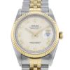 Rolex Datejust watch in gold and stainless steel Ref:  16233 Circa  1987 - 00pp thumbnail