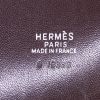 Sac à main Hermes Bolide moyen modèle en cuir marron et cuir vibrato orange - Detail D4 thumbnail