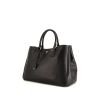 Prada Galleria large model handbag in black leather saffiano - 00pp thumbnail