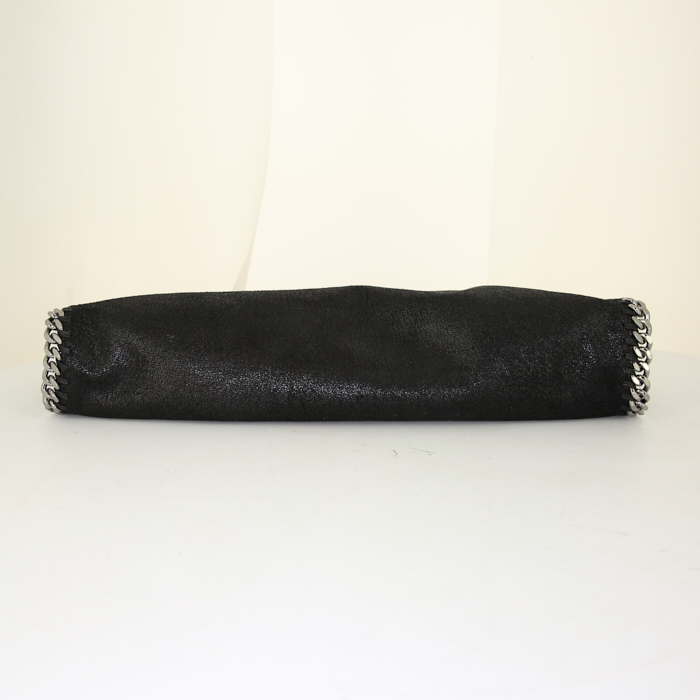 Sac à main Stella McCartney Falabella en toile noire - Detail D4