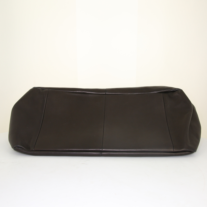 Shopping bag Jerome Dreyfuss Maurice in pelle nera - Detail D5