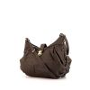 Louis Vuitton XS shoulder bag in taupe mahina leather - 00pp thumbnail