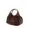 Tod's Ivy bag worn on the shoulder or carried in the hand in brown leather - 00pp thumbnail