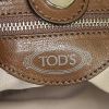 Tod's Ivy bag worn on the shoulder or carried in the hand in brown leather - Detail D3 thumbnail