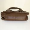 Tod's Ivy bag worn on the shoulder or carried in the hand in brown leather - Detail D4 thumbnail