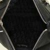 Dior Flight bag worn on the shoulder or carried in the hand in black grained leather - Detail D2 thumbnail