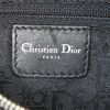 Dior Flight bag worn on the shoulder or carried in the hand in black grained leather - Detail D3 thumbnail