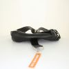 Bolso para llevar al hombro o en la mano Dior Flight en cuero granulado negro - Detail D4 thumbnail