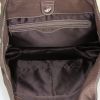 Tod's   shopping bag  in brown grained leather - Detail D2 thumbnail