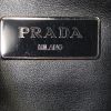 Prada bag worn on the shoulder or carried in the hand in black canvas and leopard foal - Detail D3 thumbnail