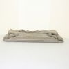 Pochette Balenciaga Enveloppe in pelle grigia - Detail D4 thumbnail