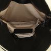 Balenciaga handbag in beige and black leather - Detail D2 thumbnail