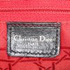 Sac à main Dior Lady Dior moyen modèle en cuir cannage noir - Detail D3 thumbnail