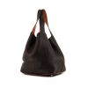 Hermes Picotin size XXL handbag in brown togo leather and orange piping - 00pp thumbnail