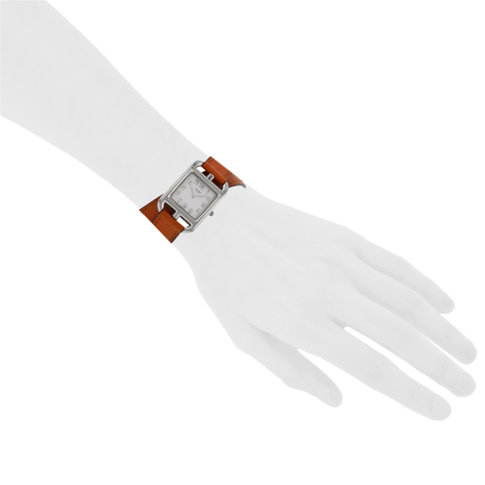 Orologio Hermes Cape Cod in acciaio Ref :  CC1.210 - Detail D1