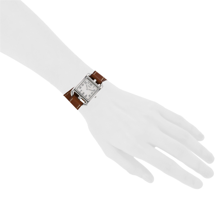 Reloj Hermes Cape Cod de acero Ref :  CC1.210 Circa  2000 - Detail D1