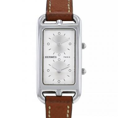 Reloj Hermès Nantucket de acero Ref :  CC3.210 Circa  2000