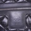 Chanel Coco Cocoon backpack in black quilted canvas and black leather - Detail D3 thumbnail