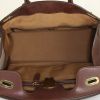 Ralph Lauren Ricky large model handbag in brown quilted leather - Detail D2 thumbnail