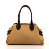 Fendi Bag De Jour handbag in beige canvas and brown leather - 360 thumbnail