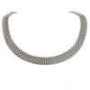Flexible Tiffany & Co Somerset necklace in silver - 00pp thumbnail