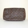Bolso de mano Louis Vuitton Speedy 30 en lona Monogram marrón y cuero natural - Detail D4 thumbnail