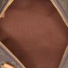Borsa Louis Vuitton Speedy 25 cm in tela monogram cerata marrone e pelle naturale - Detail D2 thumbnail