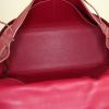 Hermes Kelly 35 cm handbag in raspberry pink Swift leather - Detail D3 thumbnail