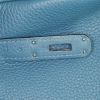 Borsa Hermes Birkin 35 cm in pelle togo blu Cobalt - Detail D4 thumbnail