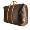Bolsa de viaje Louis Vuitton Sirius en lona Monogram revestida marrón y cuero natural - Detail D1 thumbnail