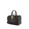 Versace Medusa handbag in black grained leather - 00pp thumbnail