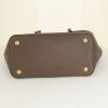 Louis Vuitton shopping bag in brown empreinte monogram leather - Detail D4 thumbnail