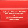 Louis Vuitton Louis Vuitton Editions Limitées handbag in red, grey and off-white shagreen and pink alligator - Detail D3 thumbnail