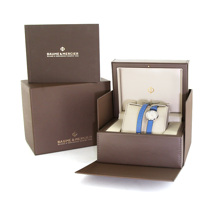 Montre Baume
Mercier Promesse en acier Ref : 65811 Vers 2010 - Detail D2