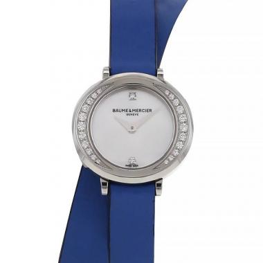 Reloj Baume & Mercier Promesse de acero Ref :  65811 Circa  2010