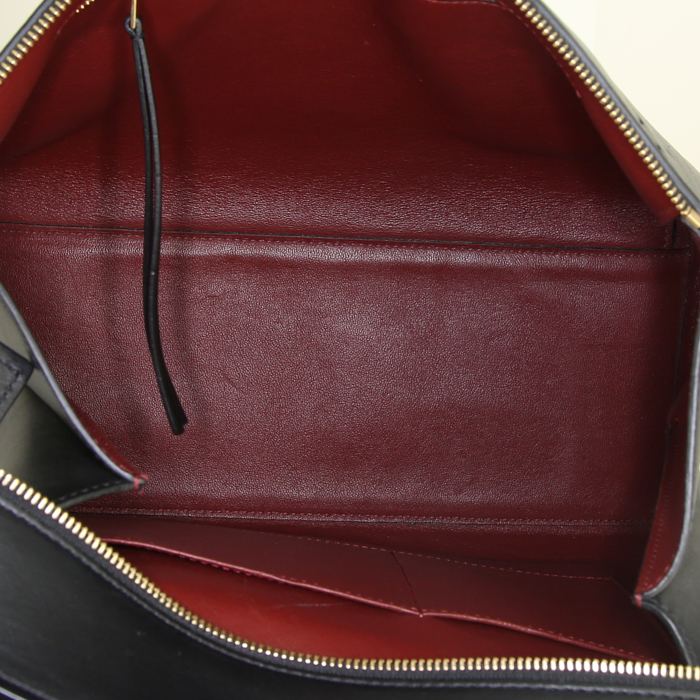 Celine  Edge handbag  in black leather - Detail D2
